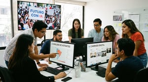 Portada blog Inteligencia Artificial en campañas políticas - Grupo UPAX